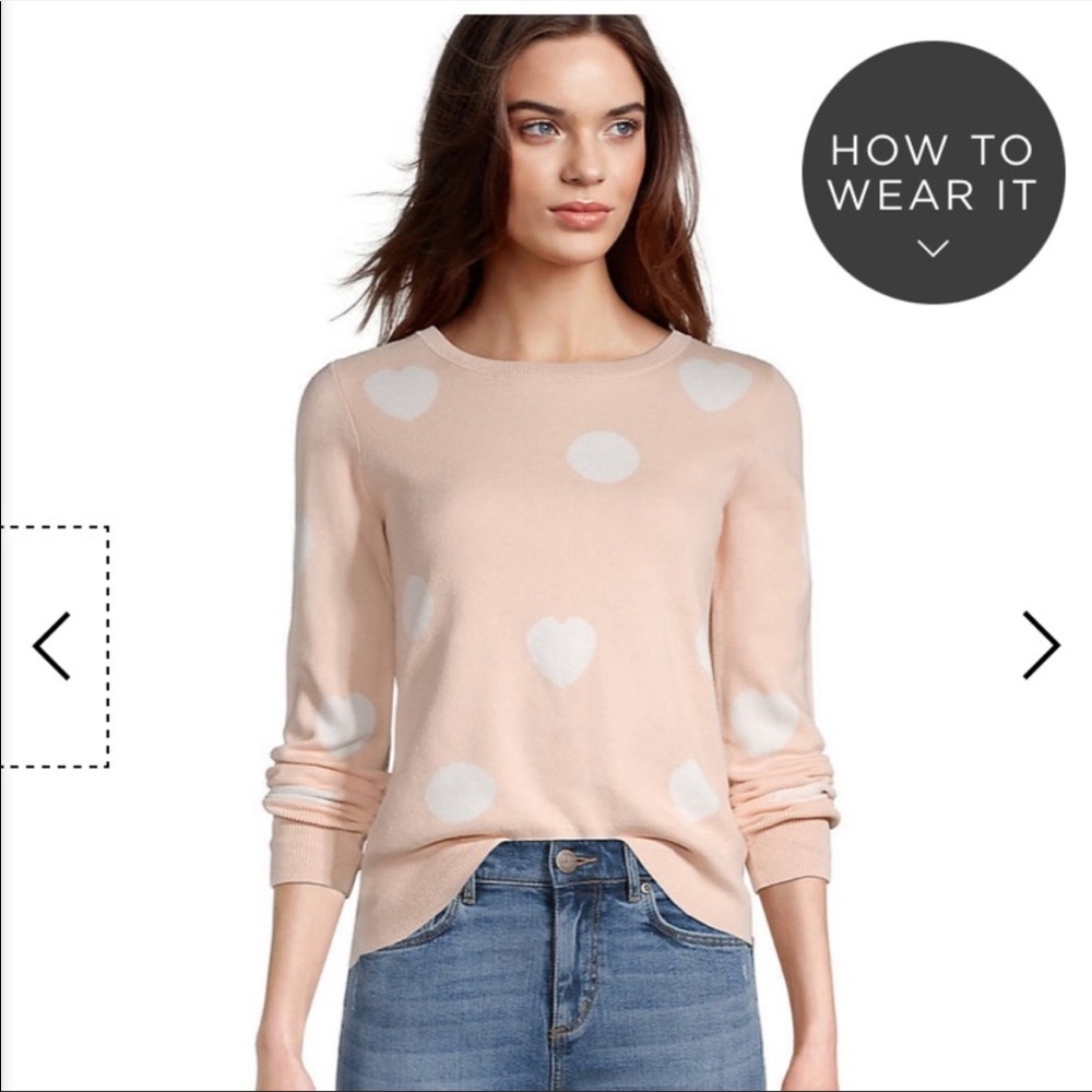 Loft Heart Dot Sweater